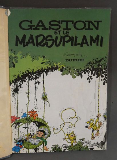 null FRANQUIN 

Gaston Lagaffe - Album: "Gaston et le Marsupilami" - Dupuis - E.O....