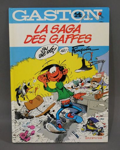 null FRANQUIN 

Gaston - T14: La Saga des gaffes - Dupuis - Rééd. Juin 1988 avec...