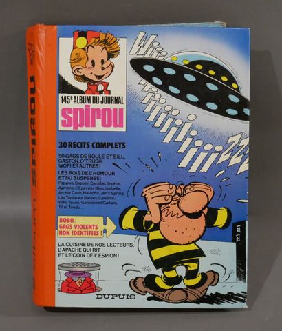 null SPIROU 

1977 - 40ème année - N° 2034 au 2045, reliure n°145, qq pages pliées...