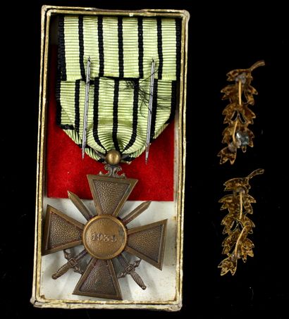 null Croix de guerre 1939 avec citation à l'ordre de l'armée