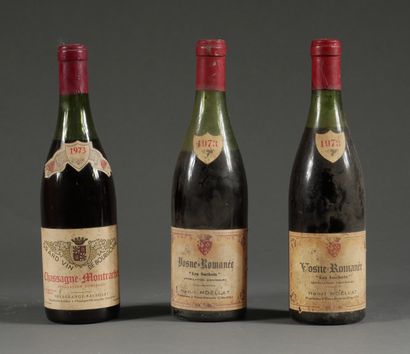 null *3 	bouteilles 	BOURGOGNE 	 (1 Chassagne 1973 Delagrange-Bachelet MB, 2 Vosne...