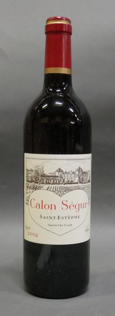 null 6 	bouteilles 	Château 	CALON-SÉGUR, 3° cru Saint-Estèphe 		2002