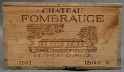 null 12 	bouteilles 	Château 	FOMBRAUGE, Grand Cru 	St-Émilion 	2000 cb