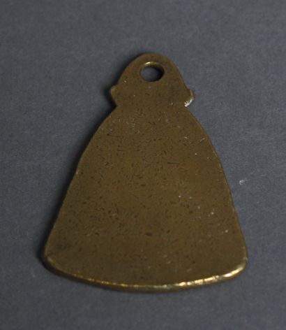 null Plaque de métier de brocanteur en bronze, numérotée

H : 7 cm
