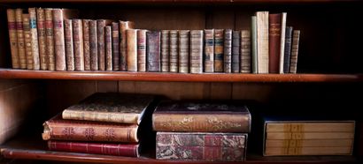 Lot de livres XVIIIème et XIXème s. usagés et dépareillés