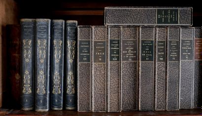  Lot de livres XVIIIème et XIXème s. usagés et dépareillés