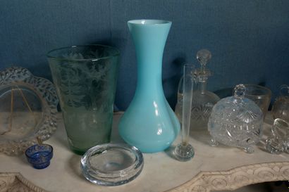 null 
SCHNEIDER - DAUM et divers




Lot de vases, salières, plats en verre et verre...