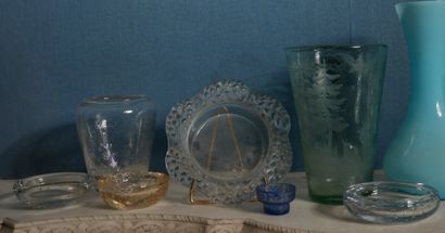 null 
SCHNEIDER - DAUM et divers




Lot de vases, salières, plats en verre et verre...