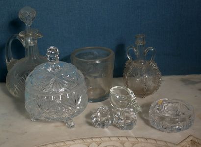 null 
SCHNEIDER - DAUM et divers




Lot de vases, salières, plats en verre et verre...