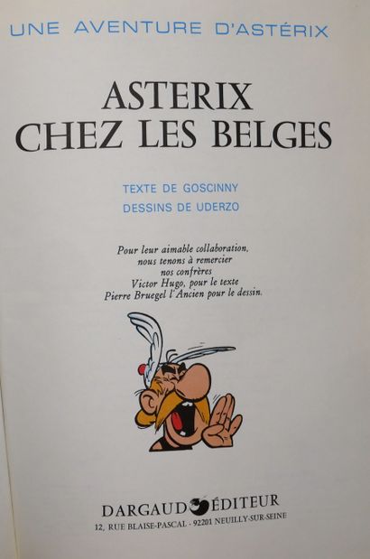 null UDERZO / GOSCINNY

Asterix - Set of 2 albums: Asterix in Belgium - T24 - Dargaud...