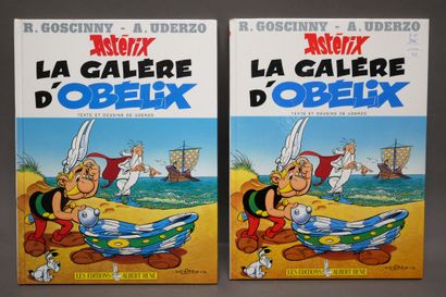 null UDERZO 

Astérix - Lot de 2 albums: La Galère d'Obélix - T30 - Ed. Albert René...