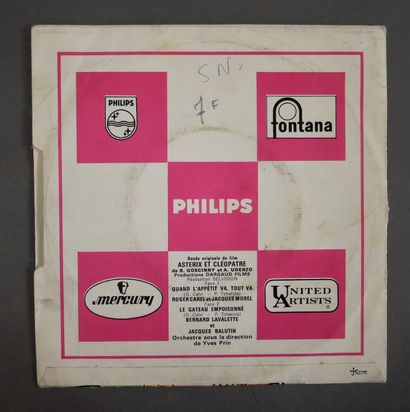 null GOSCINNY - UDERZO 

45 rpm record: Asterix and Cleopatra - Ed. Philips Série...