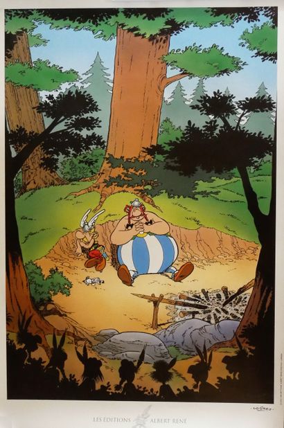 null UDERZO / GOSCINNY

Asterix - Four-color offset poster: "Asterix, Obelix and...