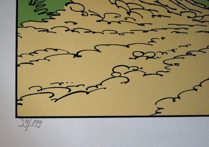 null UDERZO / GOSCINNY

Original signed serigraph "Asterix and Obelix returning from...