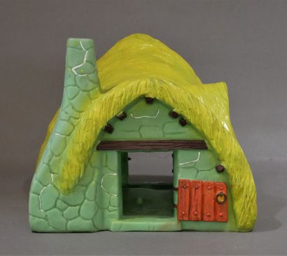 null UDERZO - GOSCINNY

Asterix's Gallic village house with double entrance - 1974...