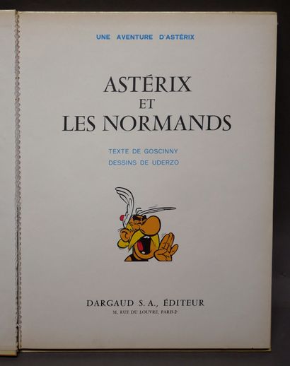 null UDERZO / GOSCINNY

Astérix - Lot de 2 albums: Astérix et les Normands - T9 -...