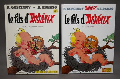 null UDERZO 

Astérix - Lot de 2 albums: Le Fils d'Astérix - T27 - Ed. Albert René...