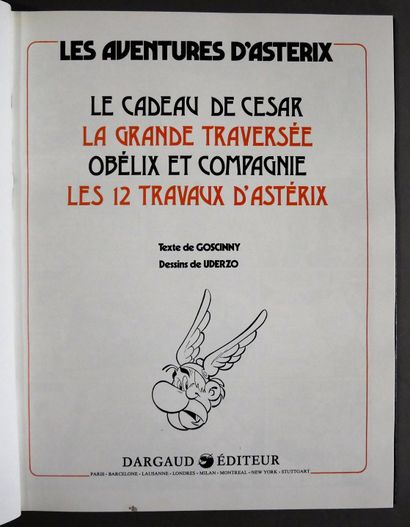 null UDERZO / GOSCINNY

Asterix - The adventures of Asterix - volume 5 - 5 albums...