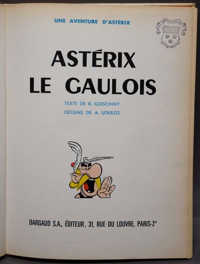 null UDERZO / GOSCINNY

Astérix - Astérix le Gaulois - T1 - 1d, dite au mehnir 4...