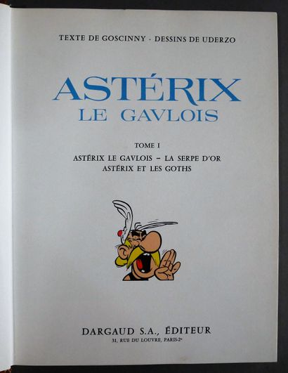 null UDERZO / GOSCINNY

Asterix - Triple album with the first 3 stories - Asterix...