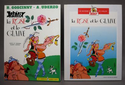 null UDERZO 

Asterix - Set of 2 albums: The Rose and the Glaive - T29 - Ed. Albert...