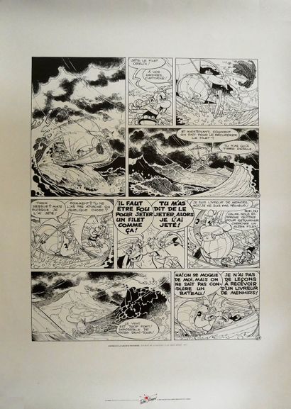 null UDERZO / GOSCINNY

Asterix - Black and white poster : " Asterix and the Great...