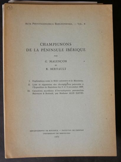 null Georges MALENÇON. 

• Les truffes européennes. Historique, morphogénie, organographie,...