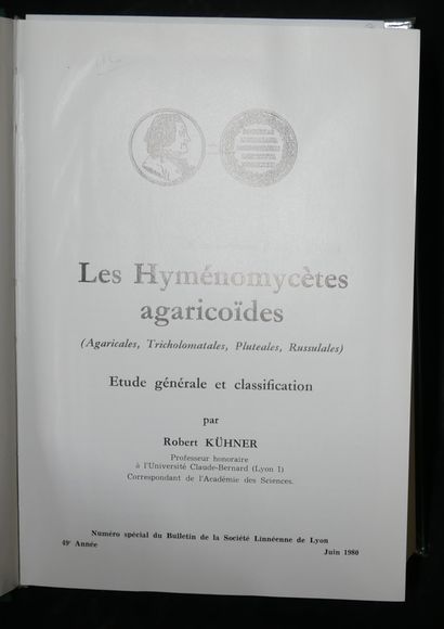 null ROBERT KÜHNER ROMAGNESI. . 

Analytical flora of fungi. Masson, 1953. 2 vols....
