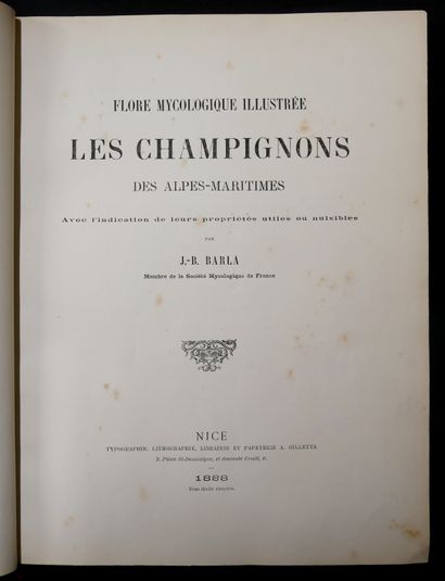 null • Jean-Baptiste BARLA. 

Description et figures de quatre espèces de champignons....