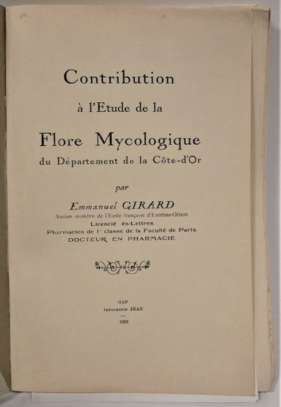 null F. X. GILLOT L. LUCAND abbé FLAGEOLET. 

Catalogue raisonné des champignons...