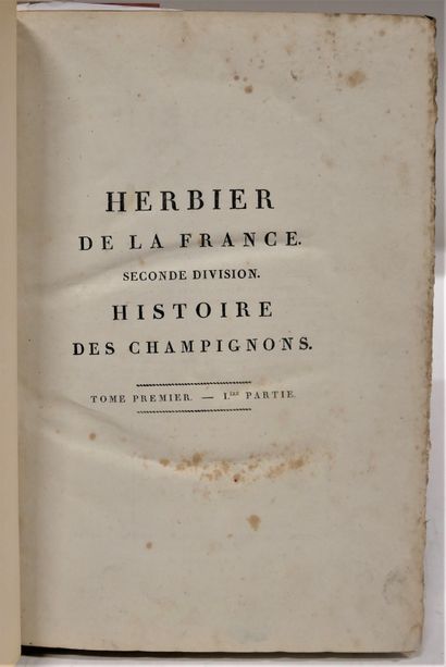 null . Pierre BULLIARD VENTENAT. Herbier de la France. 2ème division. Histoire des...