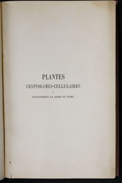 null M. GUEPIN. 

Flore du Maine et Loire. Tome 1, seul paru. L. Pavie, Angers, 1830....