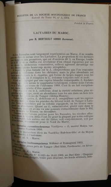 null Abbé N. L. MICHOT. Flore du Hainaut. XXXII (cryptogames p. 309 à 408) Mons,...