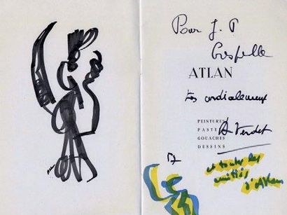 J. M. ATLAN Musée d'Antibes, 1957. Préface d'André Verdet. Illustrations en noir....