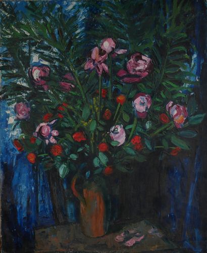 null Charles GAUDRY (1933-1980)

Bouquet de fleurs dans un pichet

Huile sur toile...