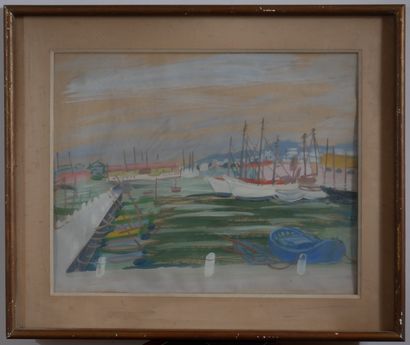 null Ecole moderne

Port et vue d'un pont

Trois aquarelles

48 x 61 cm. À vue