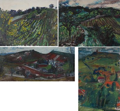 null Charles GAUDRY (1933-1980)

Paysages aux coteaux

Quatre huiles sur toile dont...
