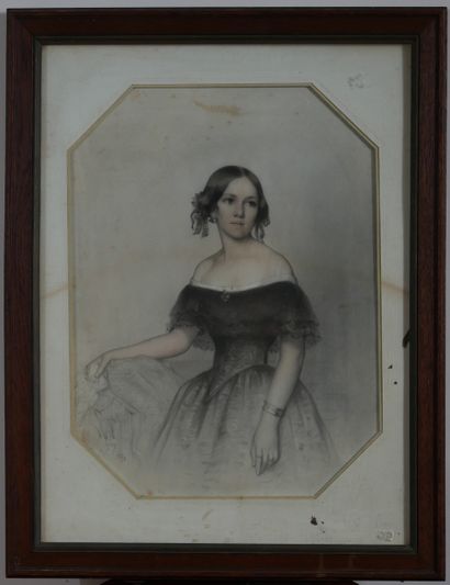 null Auguste GOY (1812-1875)

Portrait d'une jeune femme

Fusain signé en bas à gauche...