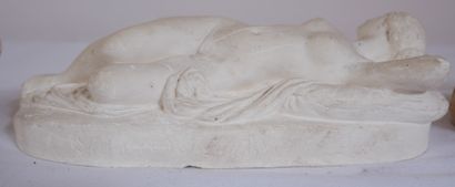 null James PRADIER (1790-1852) d'après 

Quatre statuettes en plâtre représentant...
