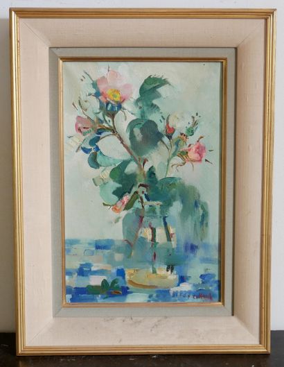 null Paul COLLOMB (1921-2010)

Vases de fleurs

Huile sur toile signée en bas à droite

41...