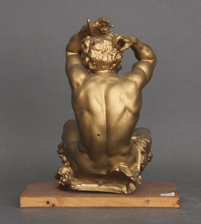 null Ecole du XIXème s.

Faune assis

Sculpture en bronze redoré à la bronzine

H...