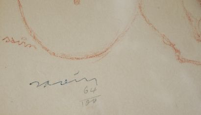 null Maurice SAVIN (1894-1973)

Femme nue

Lithographie sanguine signée en bas à...