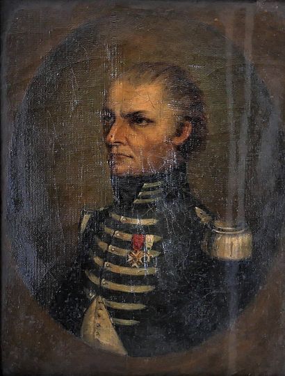 null *Ecole du XIXème s.

Portrait d'un officier avec ses décorations

Huile sur...
