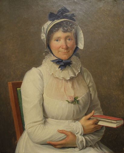 null Henri François REISENER (1767-1828) attribué à

Portrait de femme en robe blanche...