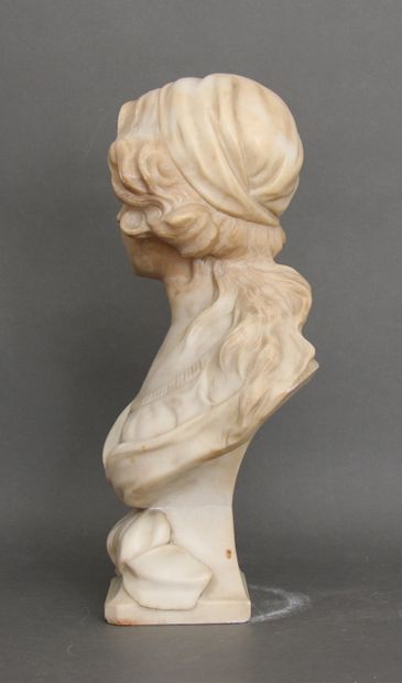 null Ecole moderne

Buste de jeune fille

Sculpture en albâtre

H : 48 cm. (accidents,...