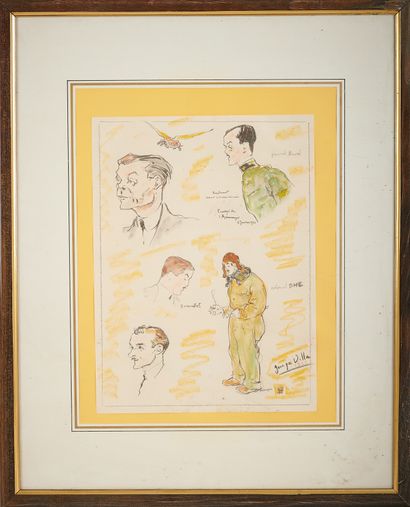 null Georges VILLA (1883-1965)

Portraits d'aviateurs : général Maurice DUVAL, colonel...