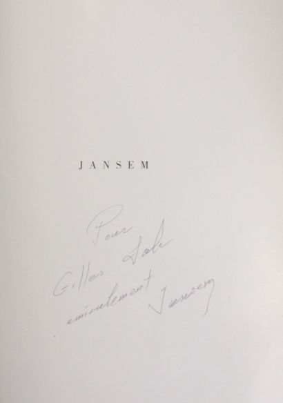 null Jean JANSEM (1920-2013)

Lot de quatre catalogues dédicacés et signés