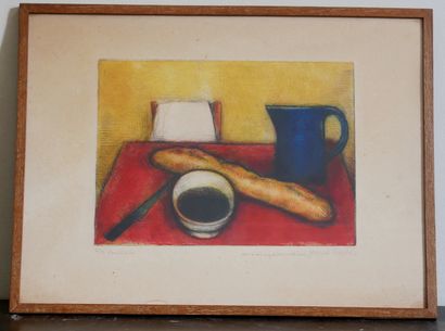 null Marcel ROCHE (1890-1959)

Le petit déjeuner

Gravure polychrome signée en bas...