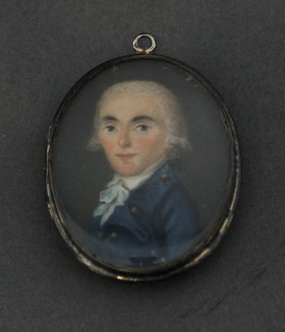 null Ecole française du XVIIIème s.

Portrait d'homme à la veste bleue

Miniature...