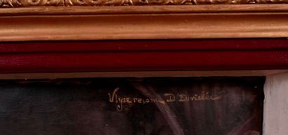 null SIMION

Ulysse reconnu d'Euryclée

Huile sur toile signée en bas à droite et...